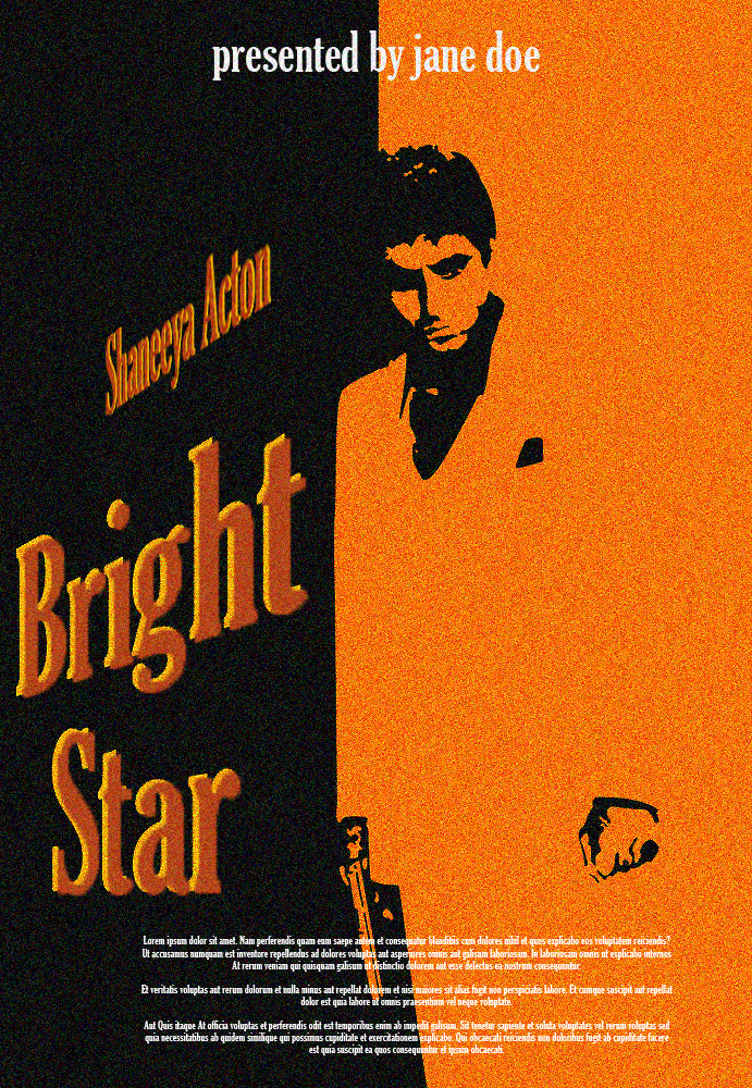 Bright star poster